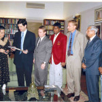 Ms. Sonia Gandhi TPS Bart Joginder Troy Air Marshall Keelor and Noel Phillips (SO Bharat CEO)